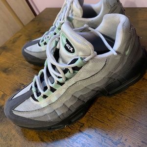 Nike Air Max 95 OG Fresh Mint Granite Grey White Black Size 8 Rare CD7495-101